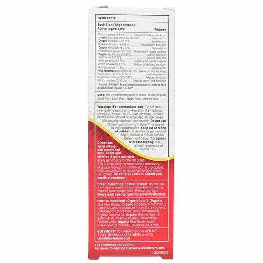 T-Relief Arnica +12 Extra Strength Pain Cream, MDN